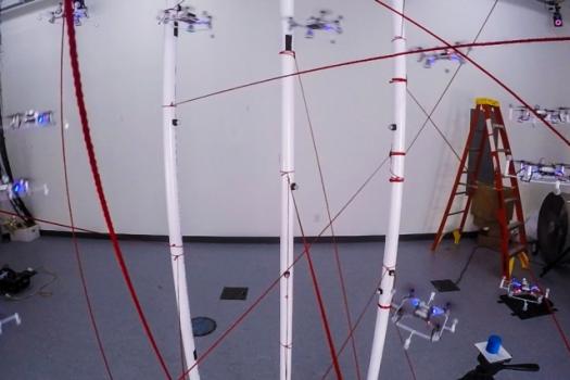 Motion-planning algorithms allow drones to fly in dense environments and avoid dozens of objects using approaches related to "obstacle-free regions" and creating a library of collision-free "funnels."