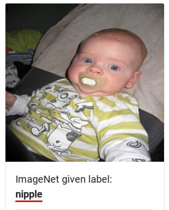 Baby mislabeled as nipple
