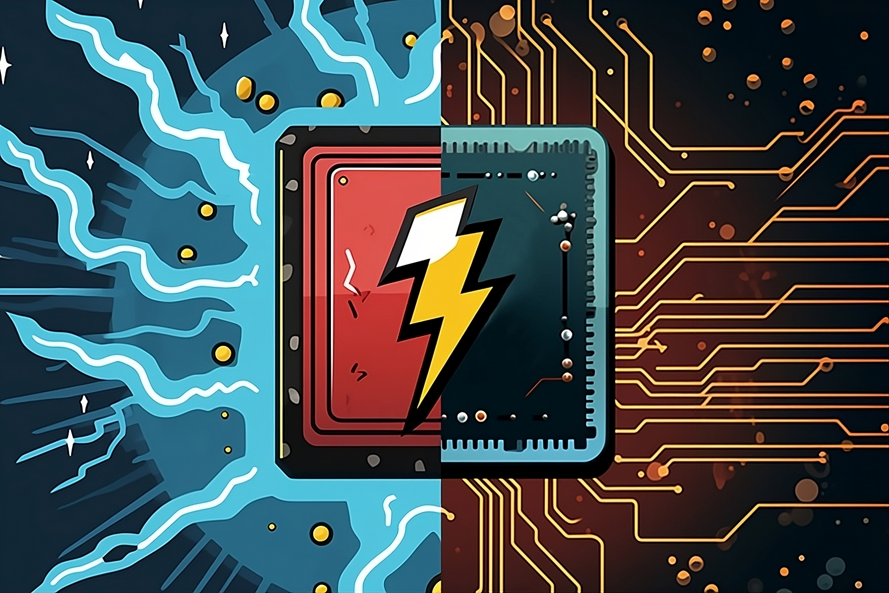 MIT researchers introduce Lightning, a reconfigurable photonic-electronic smartNIC that serves real-time deep neural network inference requests at 100 Gbps (Credits:Alex Shipps/MIT CSAIL via Midjourney).
