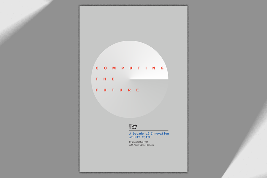 MIT CSAIL's book, "Computing The Future" over a dark grey background with white accents.
