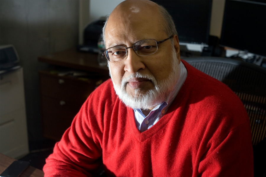 Arvind was the Charles W. and Jennifer C. Johnson Professor in Computer Science and Engineering at MIT, and head of the faculty of computer science in the Department of Electrical Engineering and Computer Science (Credit: M. Scott Brauer).