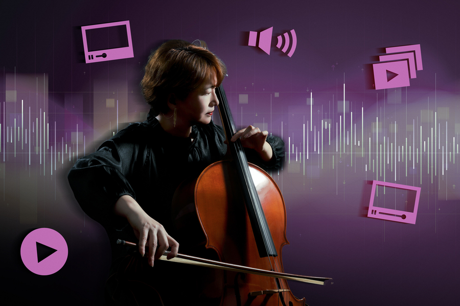 "We are building AI systems that can process the world like humans do, in terms of having both audio and visual information coming in at once and being able to seamlessly process both modalities," says co-author Andrew Rouditchenko (Credits: MIT News; iStock).