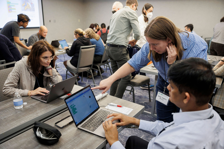 The AI + Education Summit hosted App Inventor workshops run by RAISE affiliates (Credits: Tim Correira Photography).