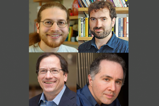 Clockwise from top left: MIT professors Erik Demaine, Fredo Durand, Daniel Jackson, and William Freeman.