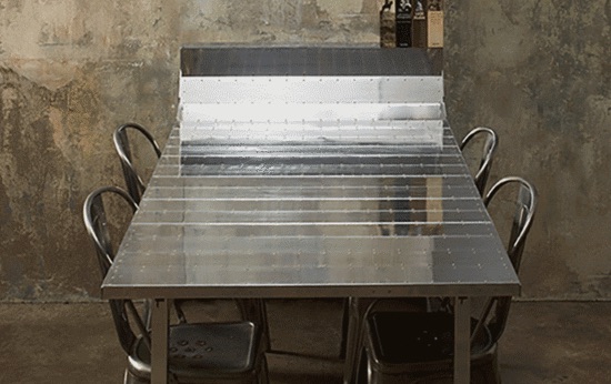 Rock Paper Robot just launched a line of transformable furniture that folds flat.
