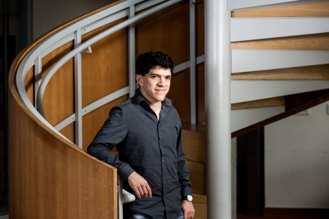 Armando Solar-Lezama is the inaugural Distinguished College of Computing Professor in the MIT Schwarzman College of Computing (Photo: Jake Belcher).