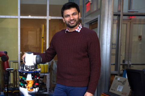 Pulkit Agrawal, MIT Associate Professor and CSAIL principal investigator (Credit: Mike Grimmett/MIT CSAIL).