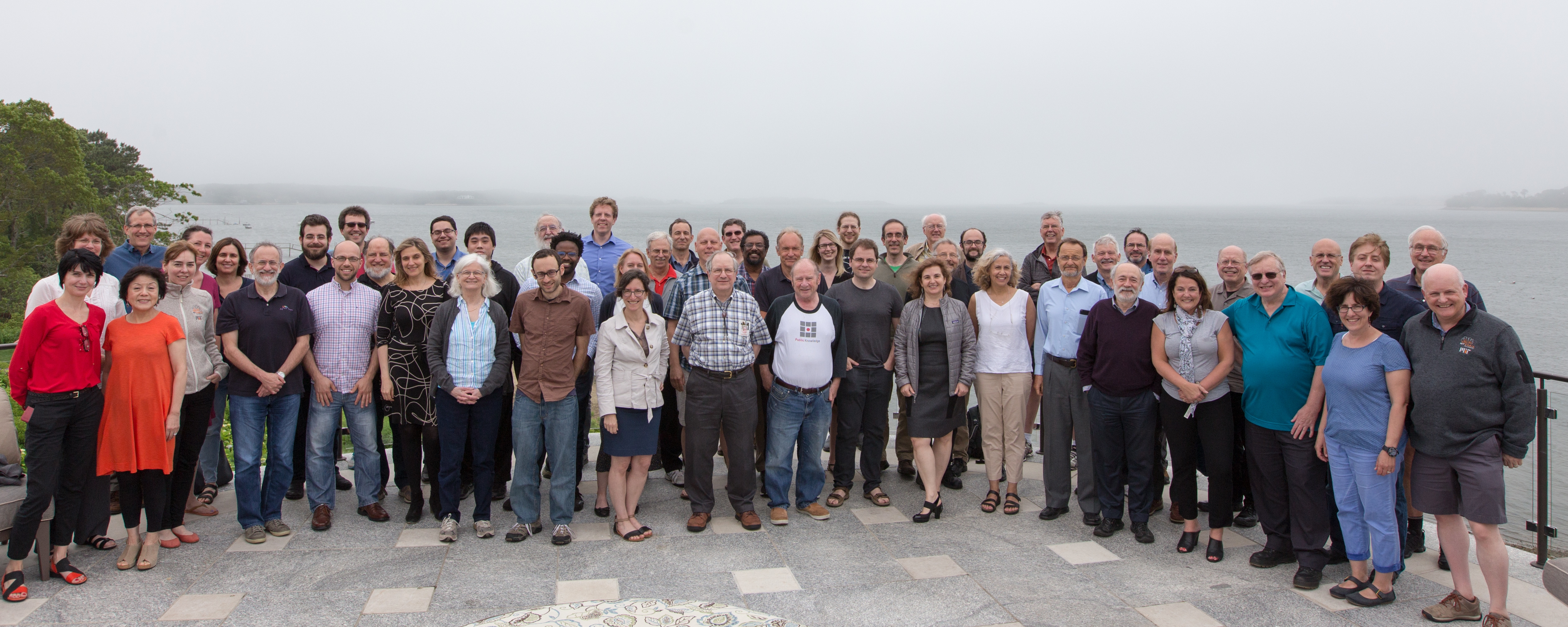 Photo of faculty and staff at the 2017 annual retreat