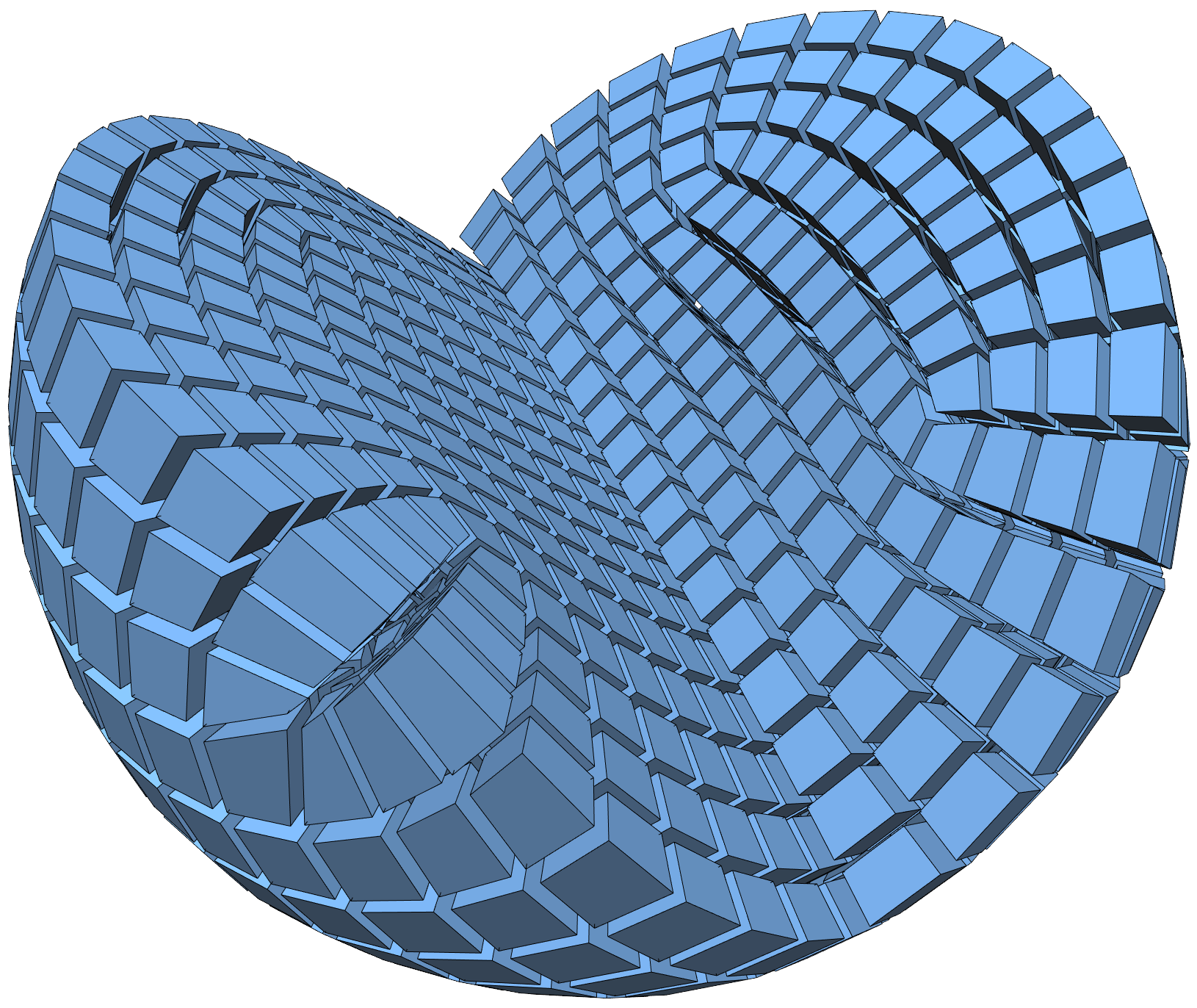 hex mesh sphere